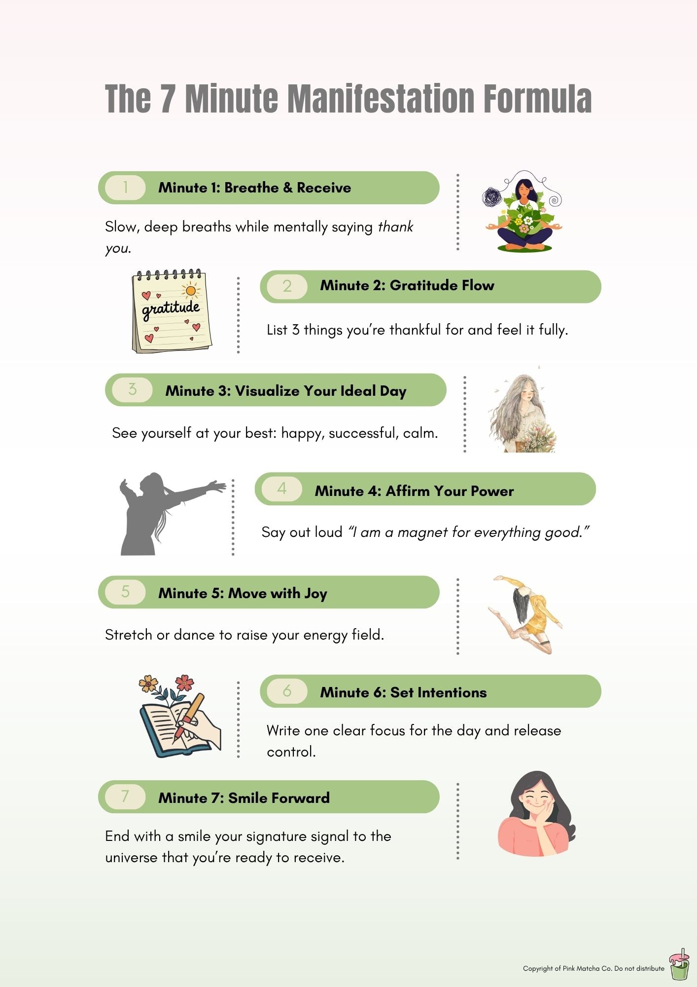 7 Minute Daily Morning Habits – Manifest Your Day with Intention & Energy