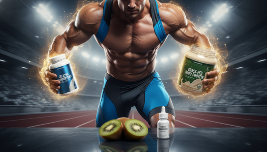 How do evidence-backed supplements and foods support strength and digestion?