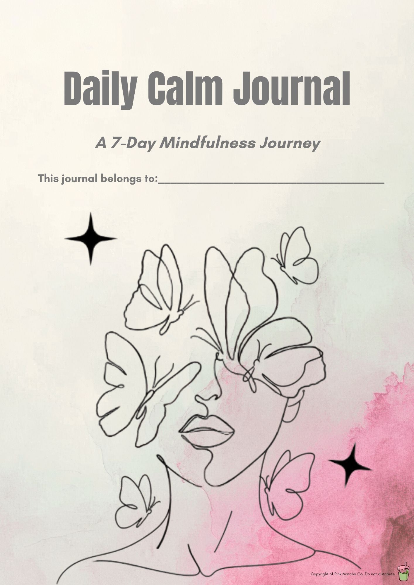 Daily Calm Journal - A 7 Day Mindfulness Journey